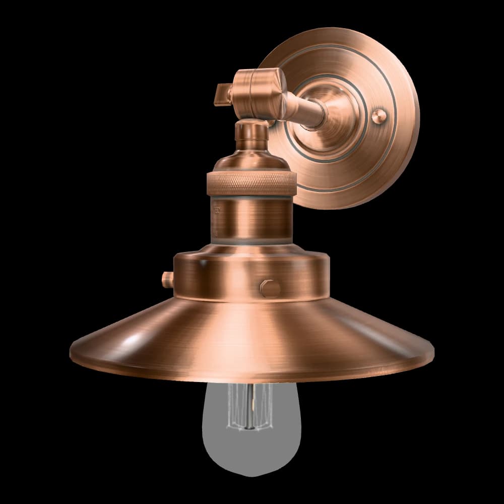 Copper Barn Wall Light