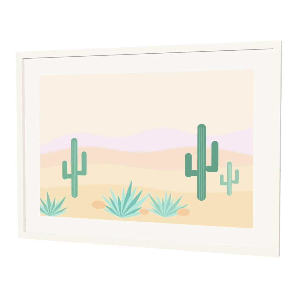 Desert Bloom Framed Print