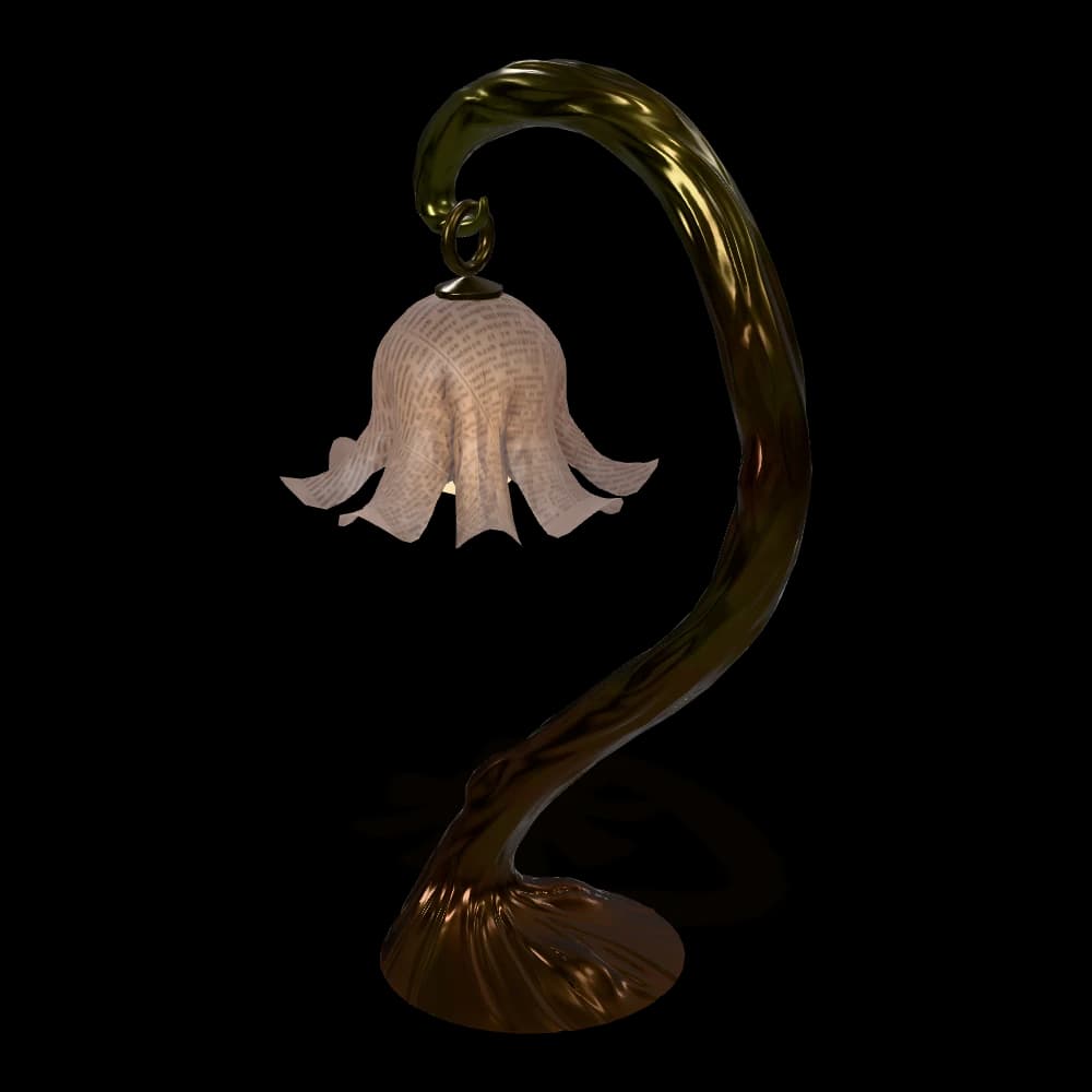 Tulip Glass Floor Lamp